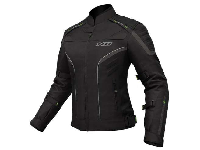 Jaqueta Fem X11 Iron 2 Pret/verde 2 em 1